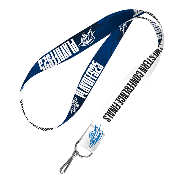 Oklahoma City Thunder 2025 Western Conference Finals Lanyard - Front View