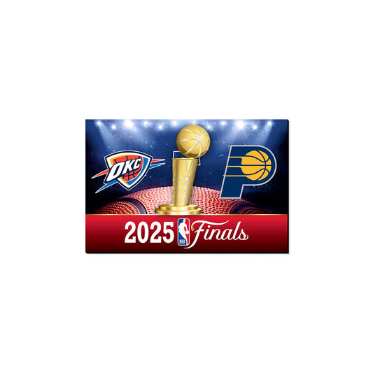 OKLAHOMA CITY THUNDER 2025 NBA FINALS MATCHUP MAGNET