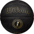 OKC Thunder 2025 NBA Champions Basketball in Black - Wilson Logo View