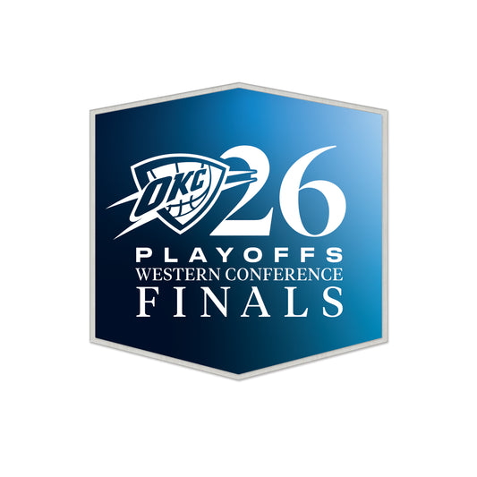 OKC Thunder WinCraft 2026 Western Conference Finals Hatpin - Front View