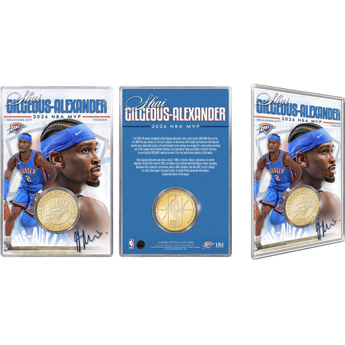 Shai Gilgeous-Alexander 2026 NBA MVP Commemorative Coin Card