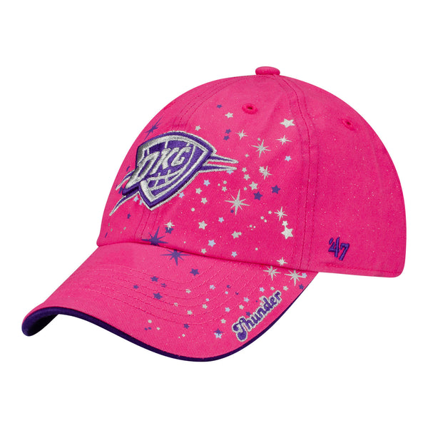 THUNDER GIRLS STARDUST ADJUSTABLE HAT In Pink - Front Left View