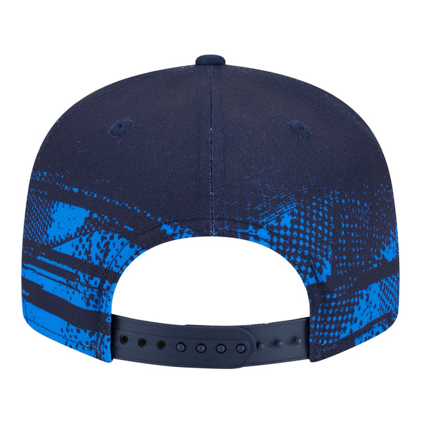 YOUTH OKC THUNDER NEW ERA 950 2024 TIP-OFF SNAPBACK IN NAVY - BACK VIEW