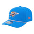 YOUTH OKLAHOMA CITY THUNDER NEW ERA 970 STRETCH ROPE BLUE SNAPBACK - Front Left View