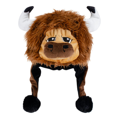 YOUTH OKLAHOMA CITY THUNDER RUMBLE PLUSH HAT - Front View