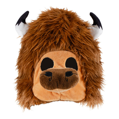 YOUTH OKLAHOMA CITY THUNDER RUMBLE PLUSH MASK - Front view