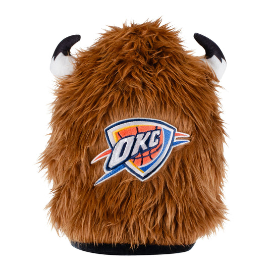YOUTH OKLAHOMA CITY THUNDER RUMBLE PLUSH MASK - Back View
