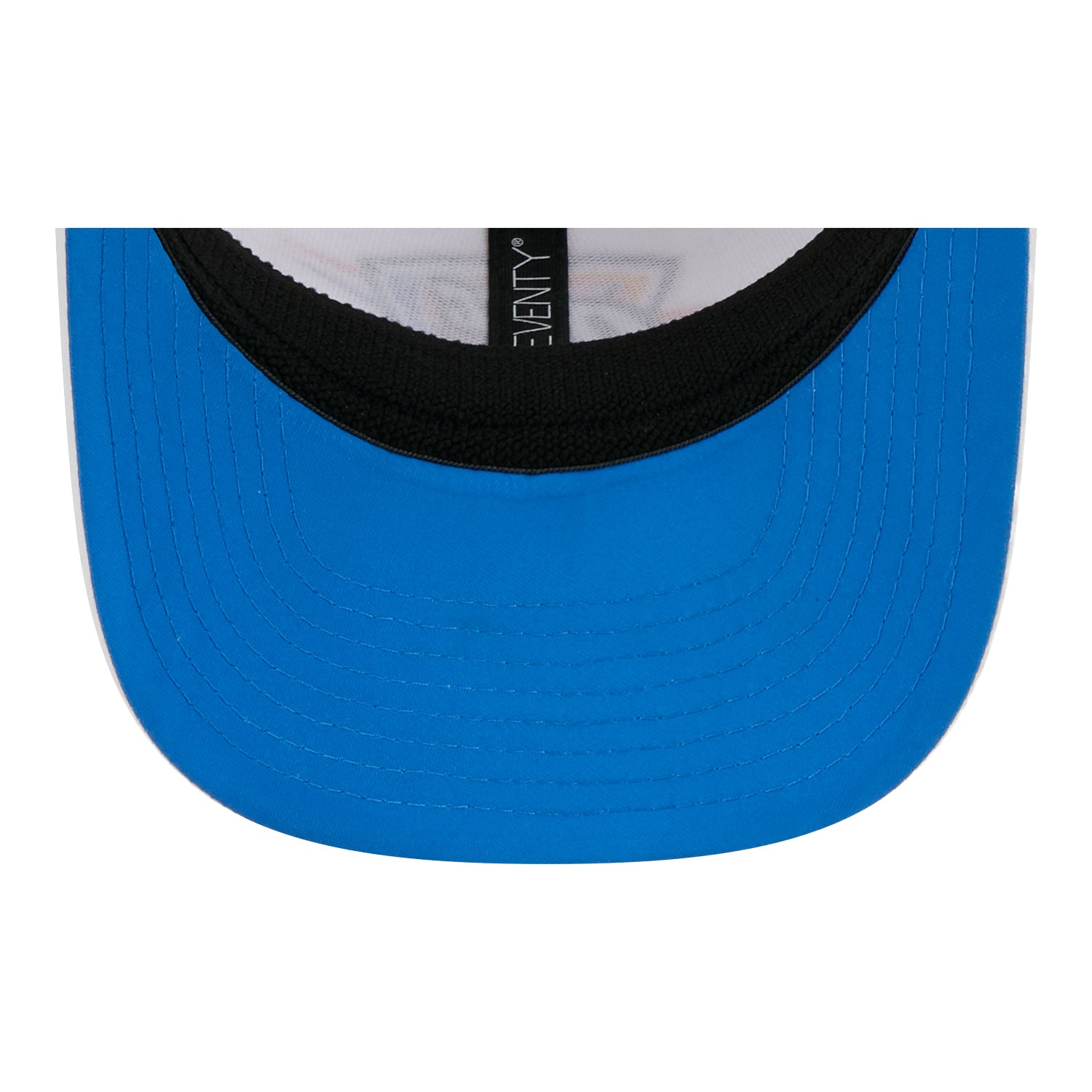 Toddler OKC Thunder New Era 9Seventy Stretch Snap Rope White Hat in White - Underbrim View