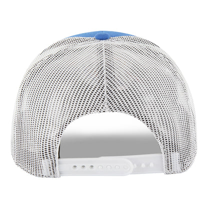 Youth OKC Thunder 47 Brand Primary Trucker Hat in Blue - Back View