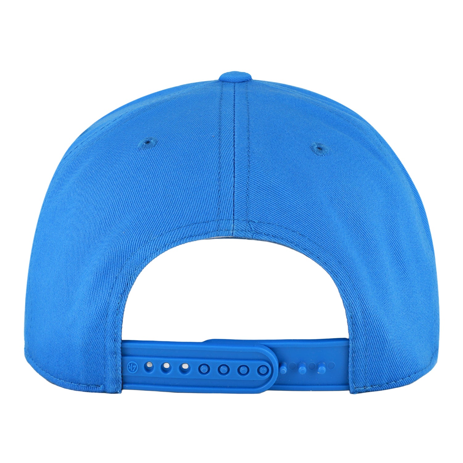 Youth OKC Thunder 47 Brand Script Fade Hitch Hat in Blue - Back View