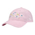 YOUTH OKC THUNDER NEW ERA 920 FLORAL ADJUSTABLE HAT in Pink - Front Left View