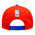 YOUTH OKC THUNDER NEW ERA 950 SATIN WORDMARK SNAPBACK in Orange - Back View