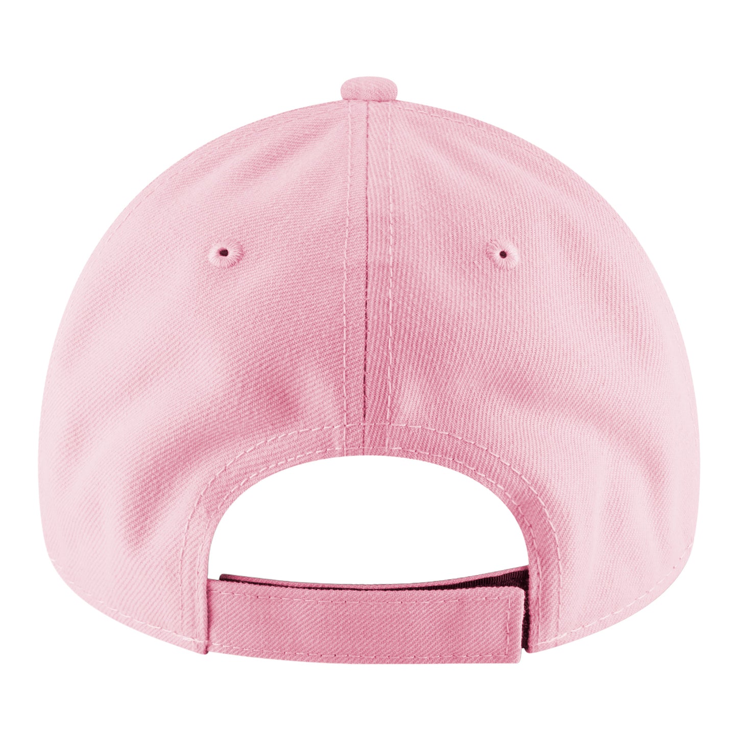 GIRLS OKC THUNDER NEW ERA 940 PINK ADJUSTABLE HAT IN PINK - BACK  VIEW