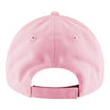 GIRLS OKC THUNDER NEW ERA 940 PINK ADJUSTABLE HAT IN PINK - BACK  VIEW