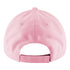 GIRLS OKC THUNDER NEW ERA 940 PINK ADJUSTABLE HAT IN PINK - BACK  VIEW