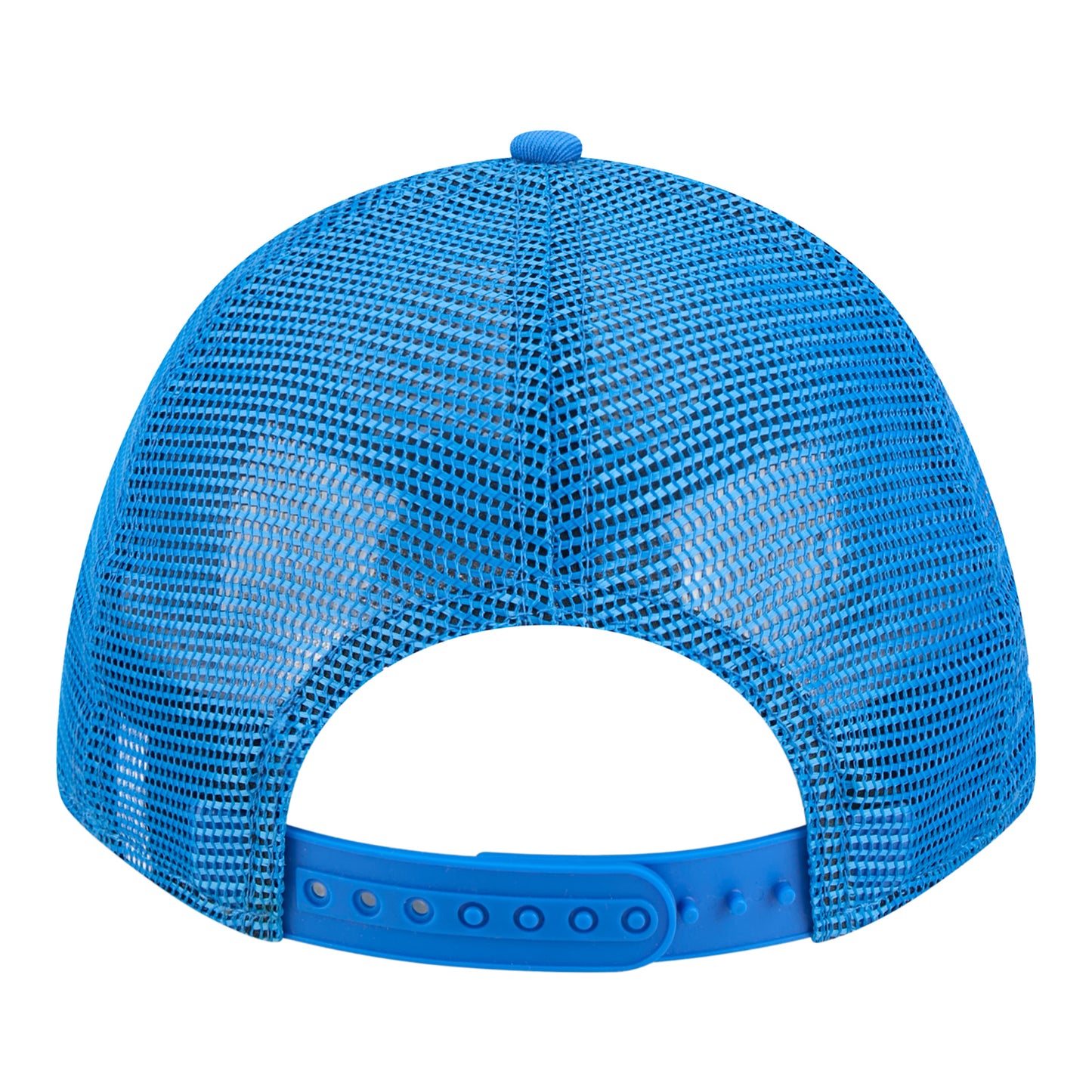 Youth OKC Thunder New Era 9Forty A Frame Glitter Score Hat in Blue - Back View