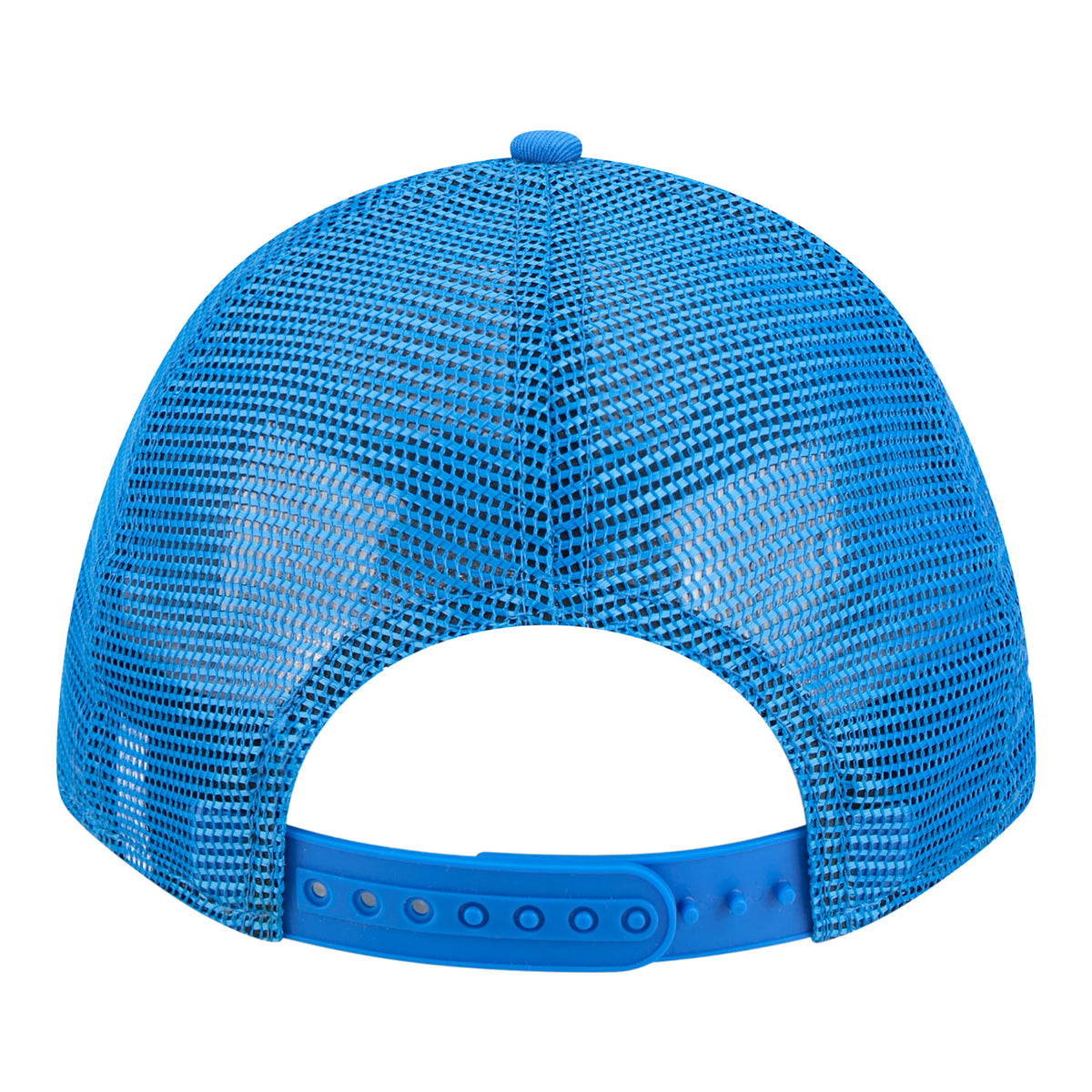 Youth OKC Thunder New Era 9Forty A Frame Glitter Score Hat in Blue - Back View