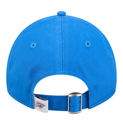 Youth OKC Thunder New Era 9Twenty Classic Hat in blue - back view