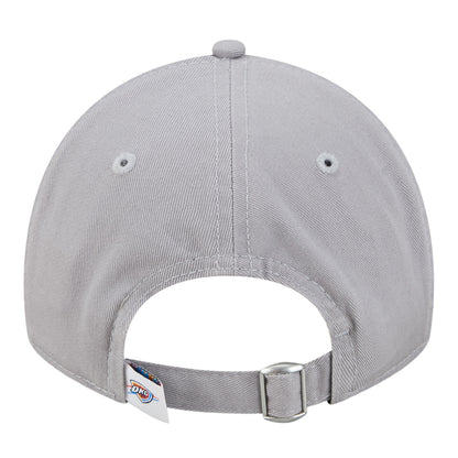 Youth OKC Thunder New Era 9Twenty Classic Hat in grey - Back View