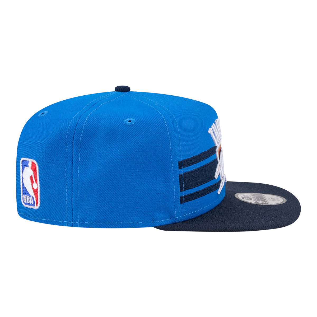 Youth OKC Thunder New Era 9Fifty A-Frame 2026-27 NBA Tip-Off Hat in Blue - Right Side View