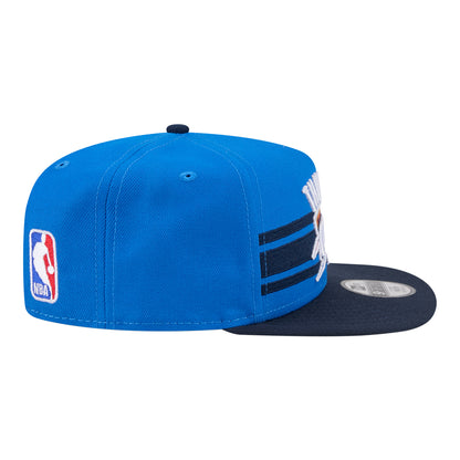 Youth OKC Thunder New Era 9Fifty A-Frame 2026-27 NBA Tip-Off Hat in Blue - Right Side View