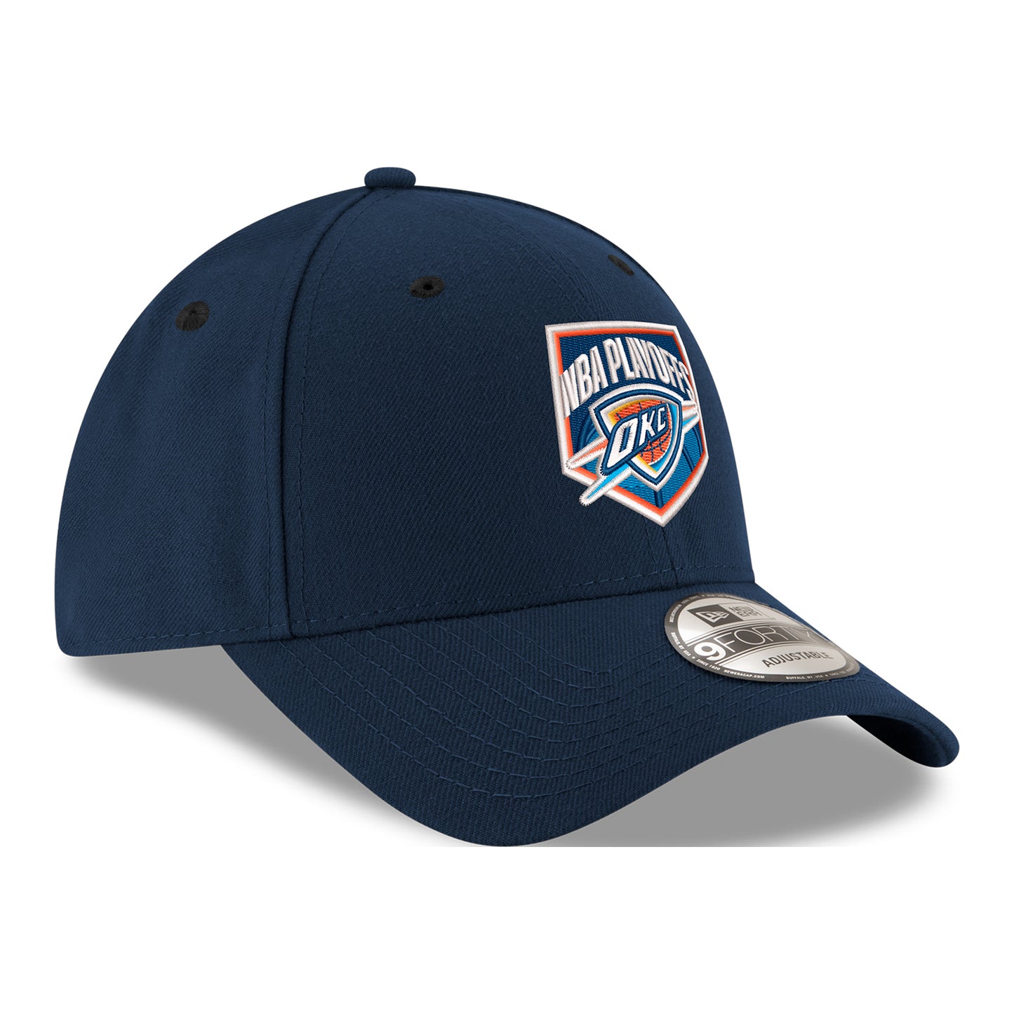 Youth Thunder 2025 Playoffs Adjustable Hat in Blue - Right Side View