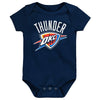 INFANT OKLAHOMA CITY THUNDER GLOBAL LOGO ONESIE