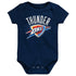 Infant Oklahoma City Thunder Outerstuff Primary Logo Onesie