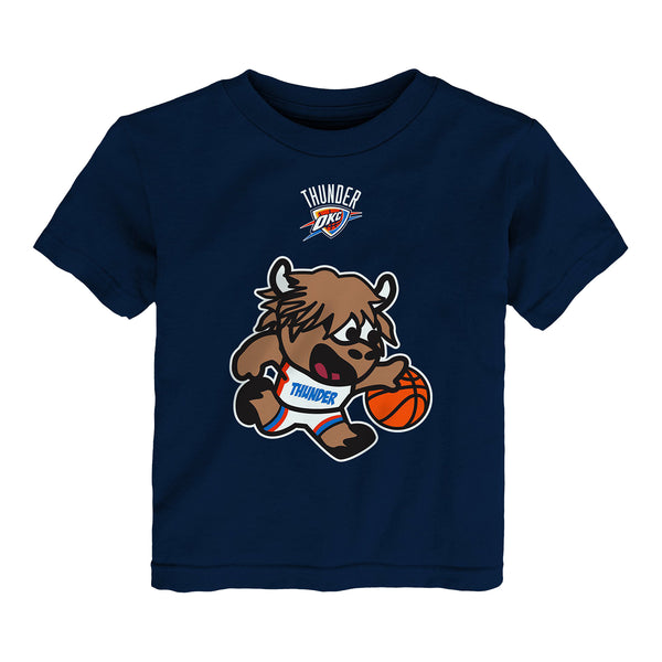 Infant Oklahoma City Thunder Outerstuff Player Ready Mascot T-Shirt In Navy - Front View