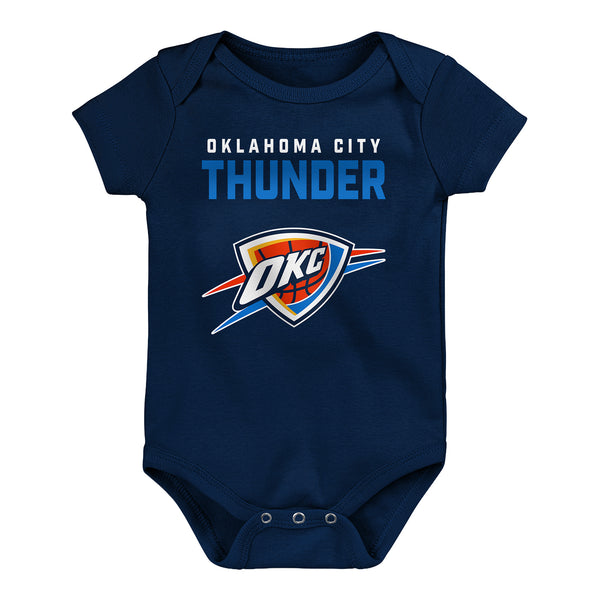Infant Oklahoma City Thunder Outerstuff Huddle & Cuddle Onesie 2 Pk in Blue - Front View