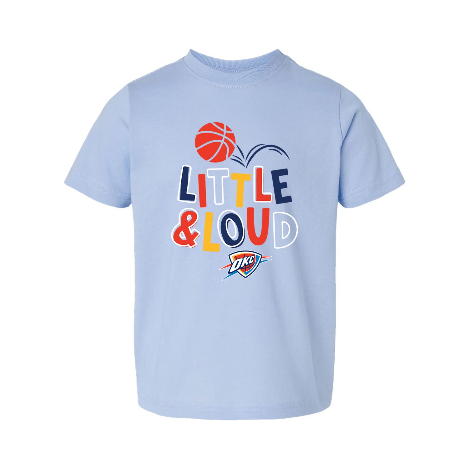 Toddler OKC Thunder Little & Loud T-Shirt - Front View