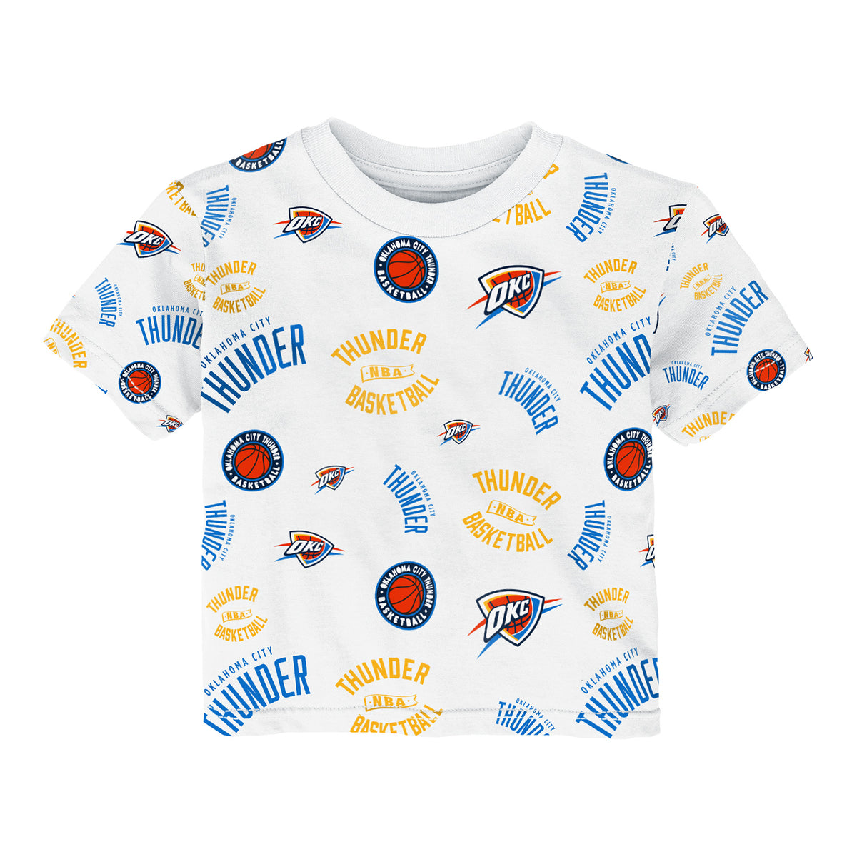 Toddler OKC Thunder Outerstuff Run Down Graphic T-Shirt - Front view