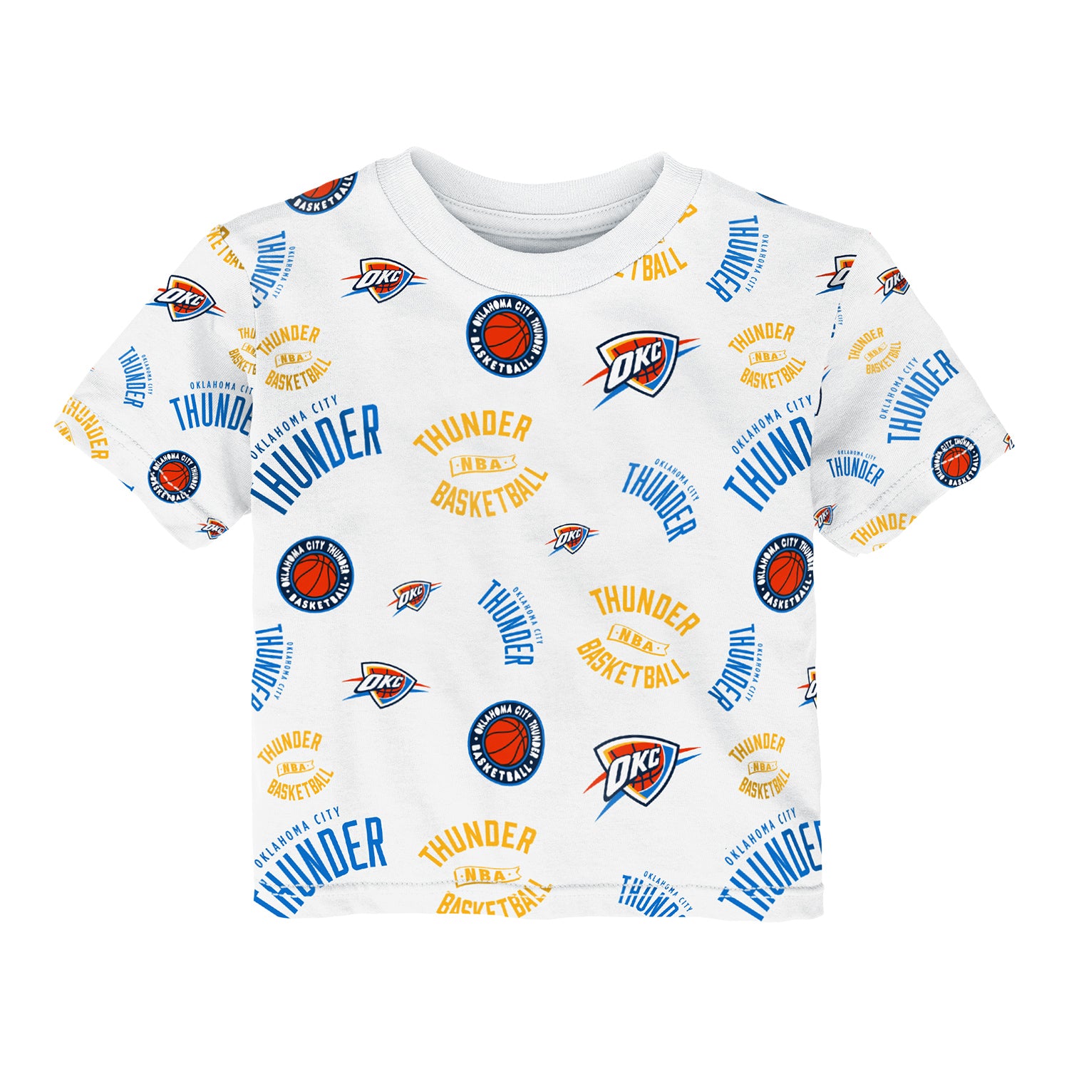 Toddler OKC Thunder Outerstuff Run Down Graphic T-Shirt - Front view