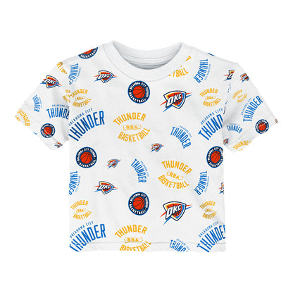 Toddler OKC Thunder Outerstuff Run Down Graphic T-Shirt - Front view