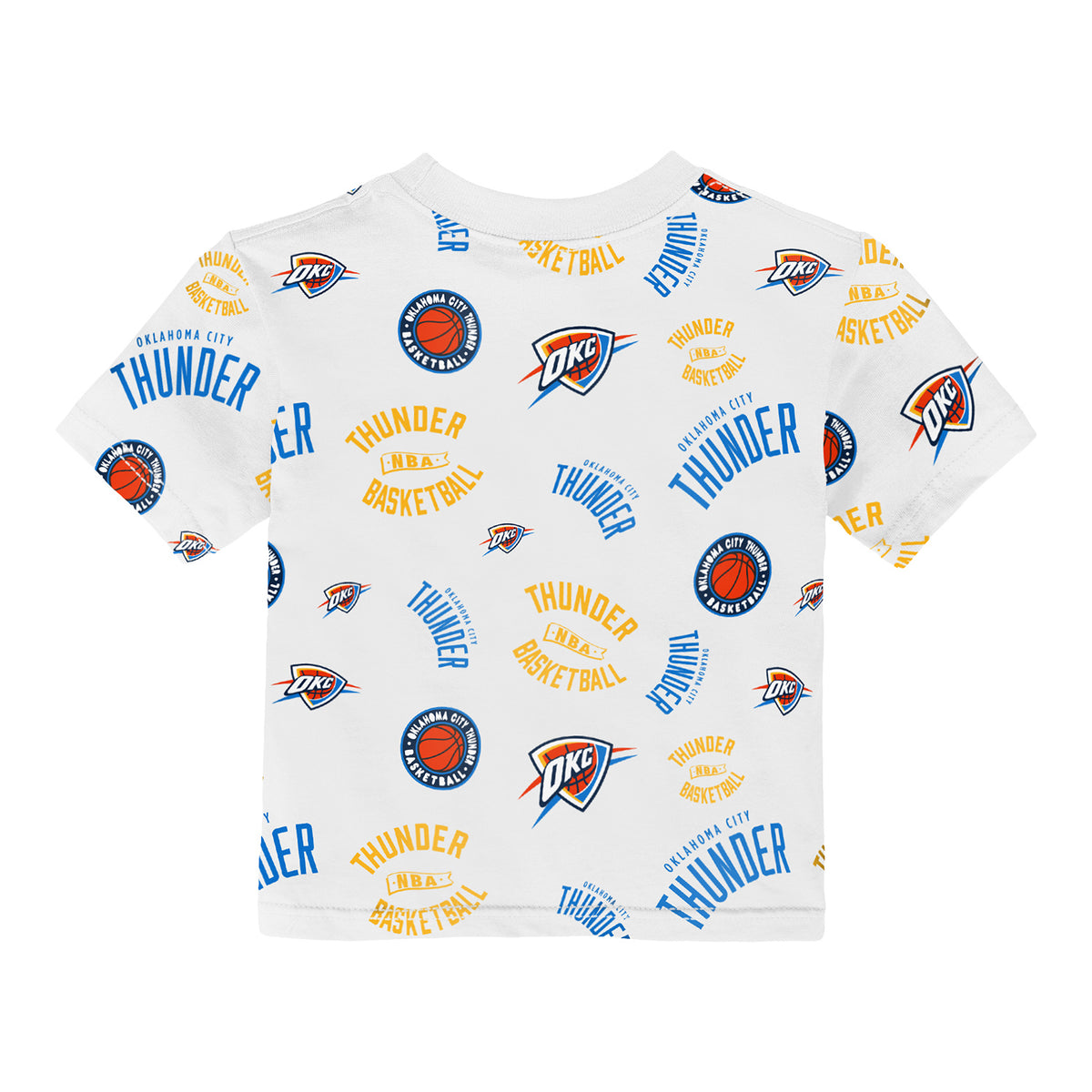 Toddler OKC Thunder Outerstuff Run Down Graphic T-Shirt -back view