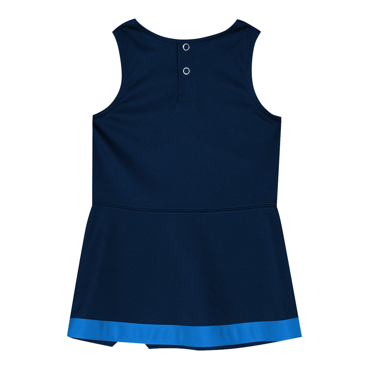 Toddler OKC Thunder Outerstuff Cheer Captain Dress in Blue - Back View