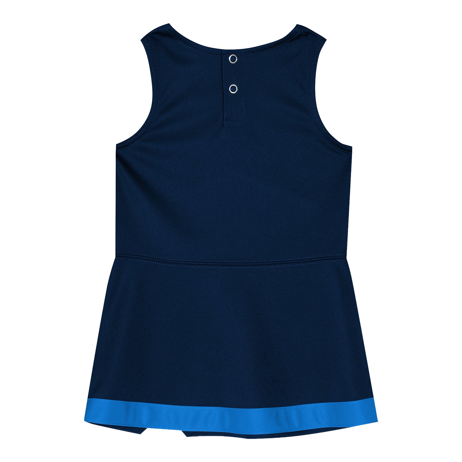 Toddler OKC Thunder Outerstuff Cheer Captain Dress in Blue - Back View