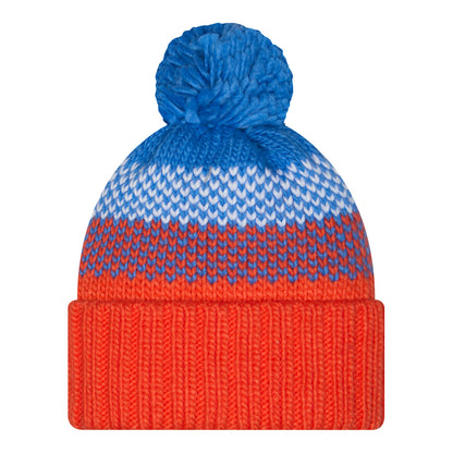 Youth OKC Thunder New Era Faded Pom Knit Hat