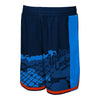 YOUTH OKLAHOMA CITY THUNDER OUTERSTUFF BALLER MESH SHORTS - BACK VIEW