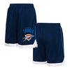Youth OKC Thunder Outerstuff All-Star Navy Shorts in Navy - Front and Back View
