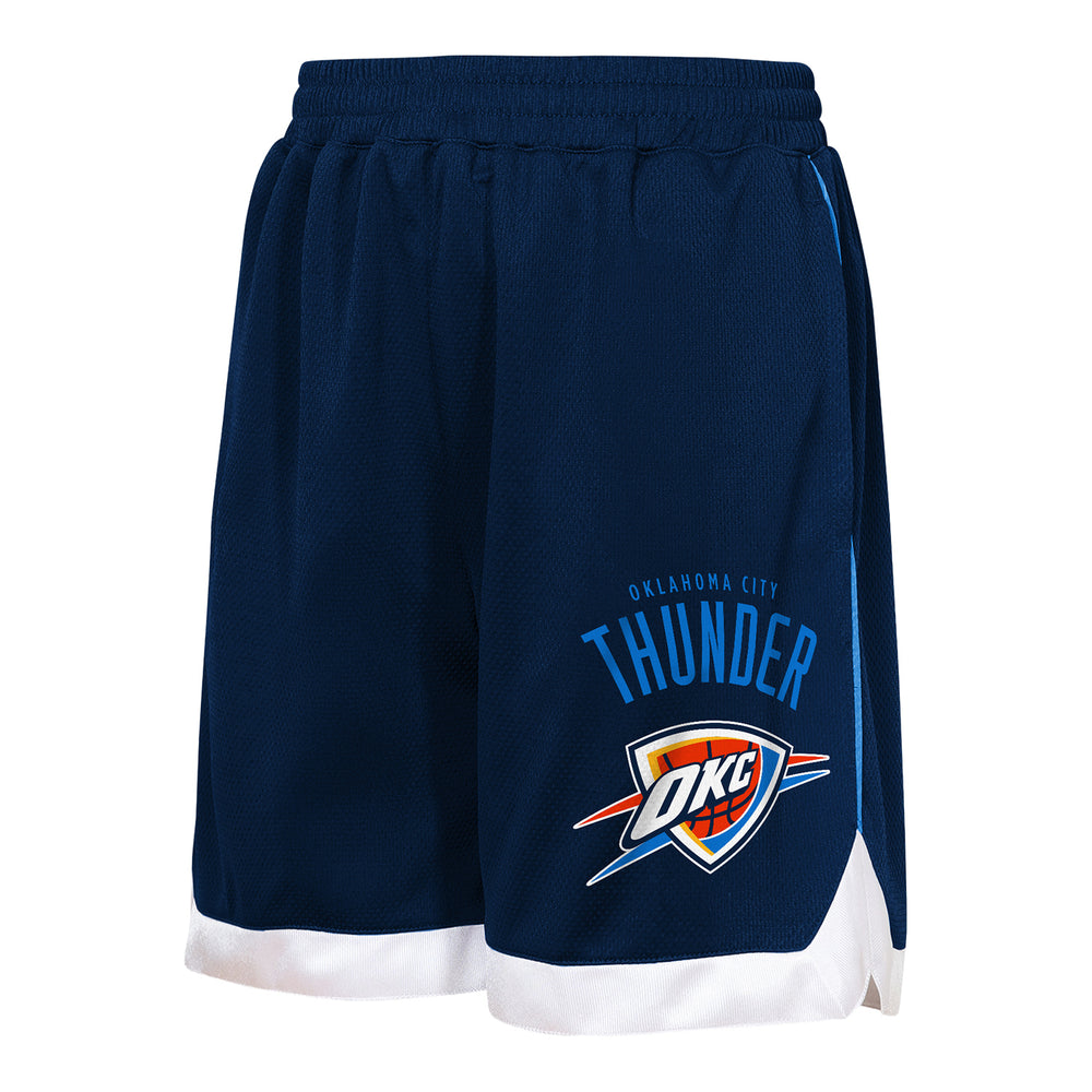 Youth OKC Thunder Outerstuff All-Star Navy Shorts in Navy - Front View