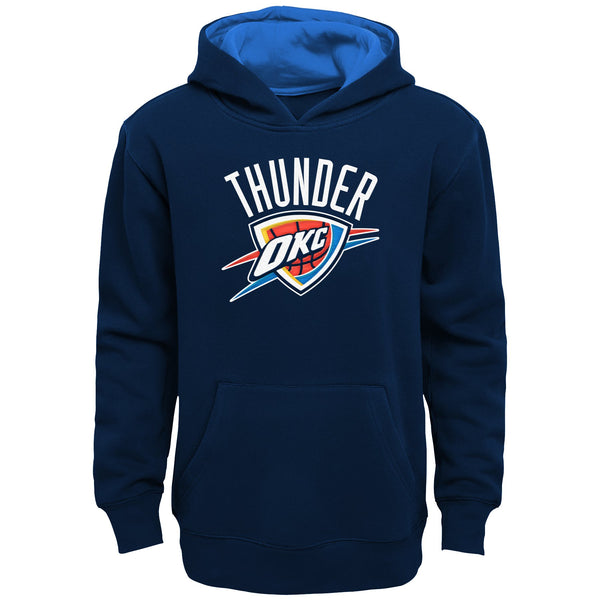 Youth Oklahoma City Thunder Outerstuff Prime Time Logo Hooded Sweatshirt