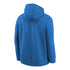 Youth Oklahoma City Thunder Practice Hooded Sweatshirt in Blue - Back View 
