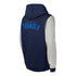 Youth Oklahoma City Thunder Outerstuff Fair Catch Fleece Hooded Sweatshirt in Blue and Grey - Back View