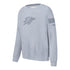 Youth Oklahoma City Thunder Pro Standard Tonal Neutral Grey Crew Neck Sweatshirt in Grey - Front Left View