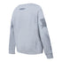 Youth Oklahoma City Thunder Pro Standard Tonal Neutral Grey Crew Neck Sweatshirt in Grey - Back View