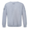 Youth Oklahoma City Thunder Pro Standard Tonal Neutral Grey Crew Neck Sweatshirt in Grey - Back View