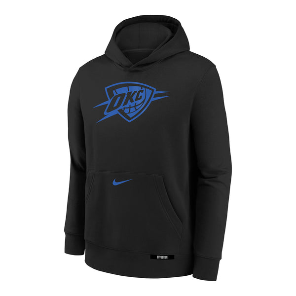 YOUTH 2024-25 OKLAHOMA CITY THUNDER CITY EDITION CLUB FLEECE HOODED SWEATSHIRT