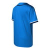 YOUTH OKLAHOMA CITY THUNDER OUTERSTUFF BASEBALL JERSEY IN BLUE - BACK VIEW
