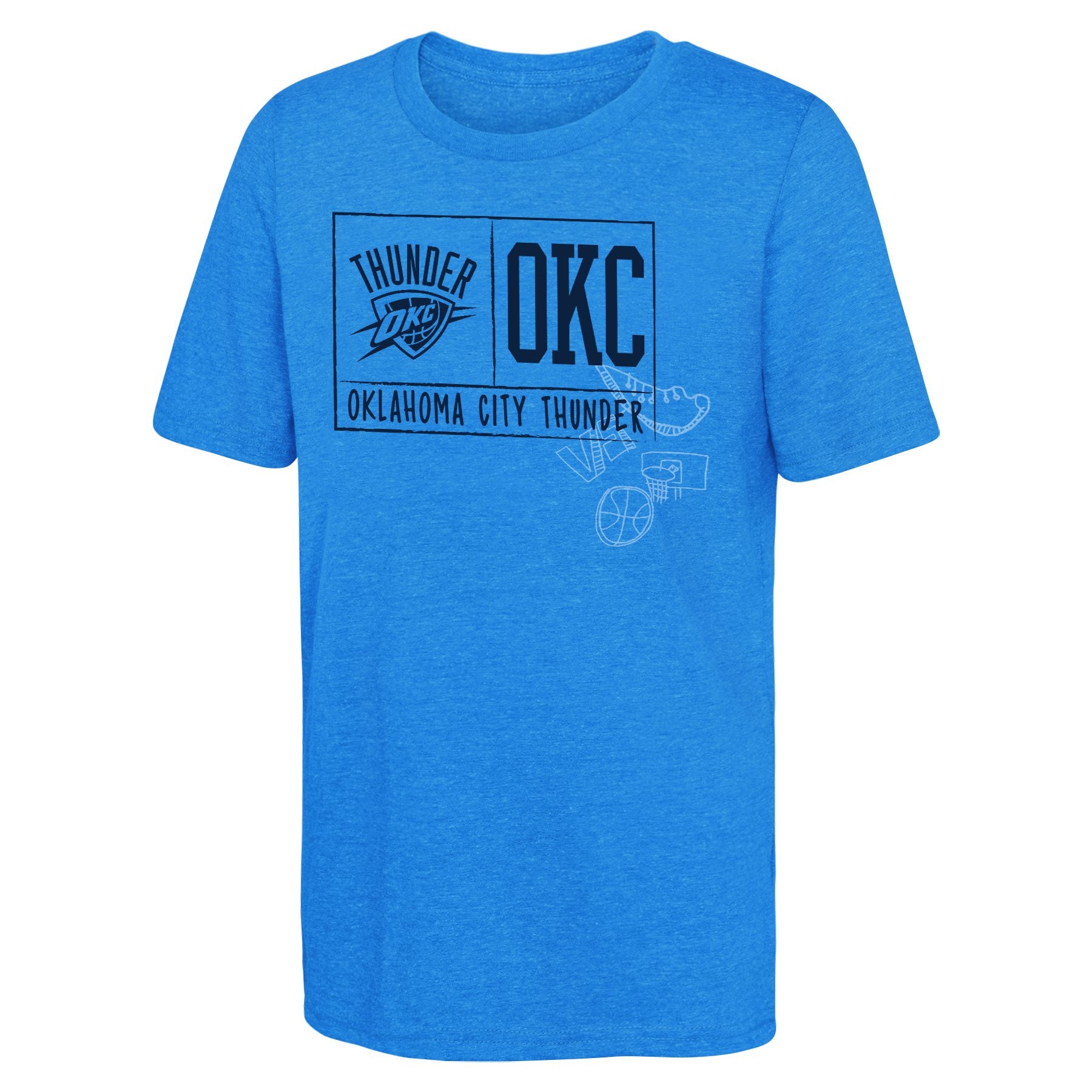 Youth Oklahoma City Thunder Outerstuff 48 Minutes T-Shirt